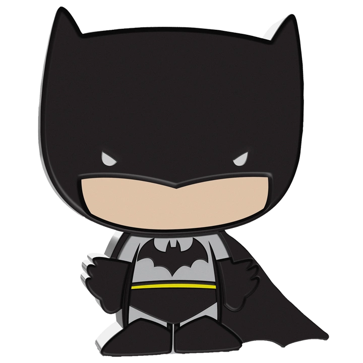 Niue: DC Comics - Batman Chibi Coin kolorowany 1 uncja Srebra 2020 Proof