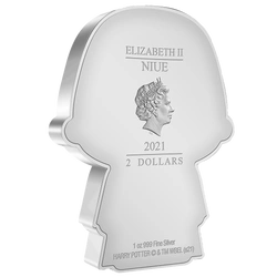Niue: Harry Potter - Voldemort Chibi Coin kolorowany 1 uncja Srebra 2021 Proof