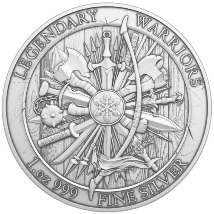 Medal - Legendary Warriors: Alexander The Great 1 uncja Srebra