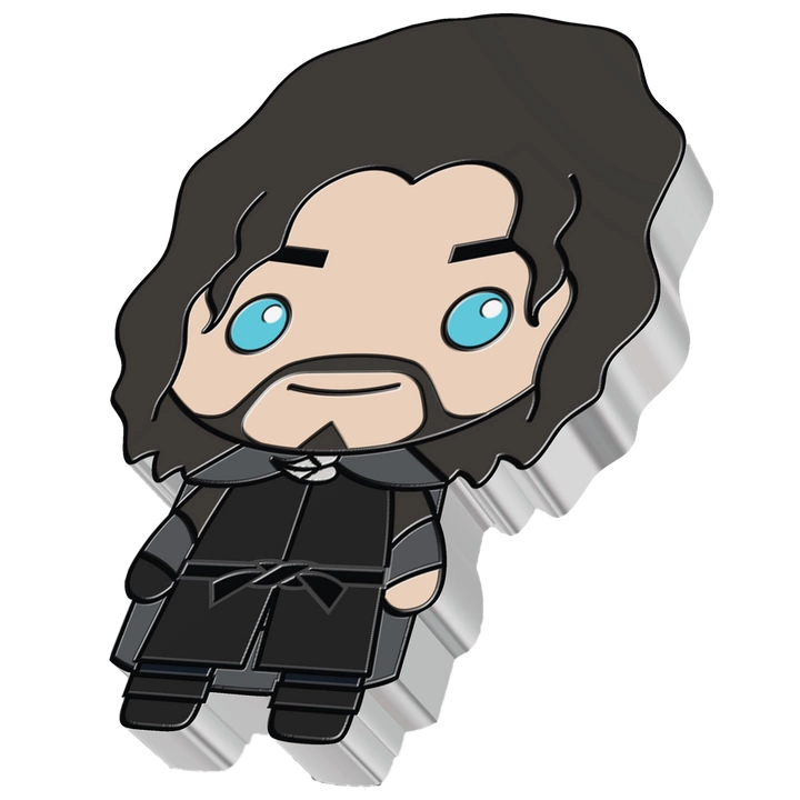 Niue: The Lord of the Rings - Aragorn Chibi Coin kolorowany 1 uncja Srebra 2021 Proof