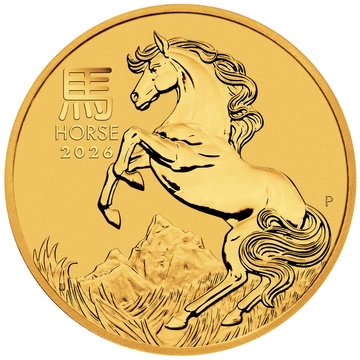 Perth Mint: Lunar III - Rok Konia 1/2 uncji Złota 2026