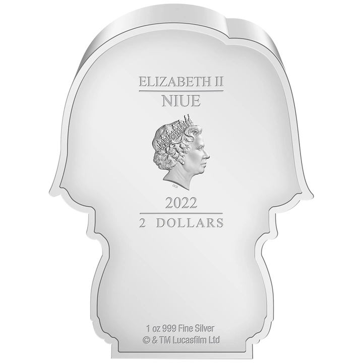 Niue: Star Wars - Cassian Andor Chibi Coin kolorowany 1 uncja Srebra 2022 Proof