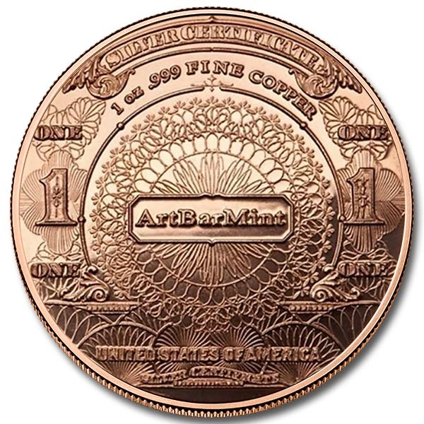 $1 Banknote 1 uncja Miedzi