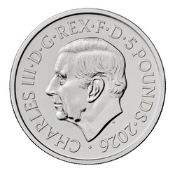 Portraits of Queen Elizabeth II - The Second Effigy £5 Miedzionikiel 2026