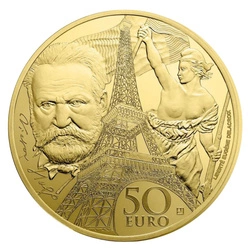 Francja: Europa 50€ 2017 1/4 Uncji Złota Proof