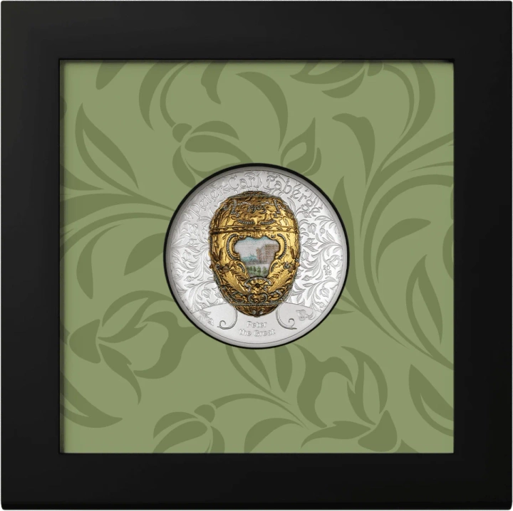 Mongolia: Peter Carl Fabergé – Peter the Great pozłacany 2 uncje Srebra 2026 Proof