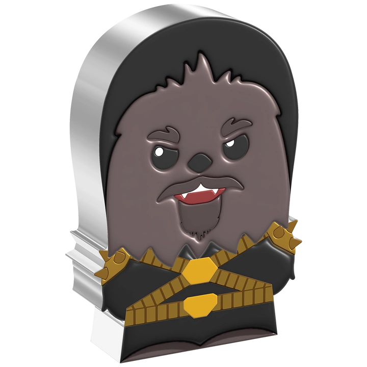 Niue: Star Wars - Krrsantan Chibi Coin kolorowany 1 uncja Srebra 2022 Proof