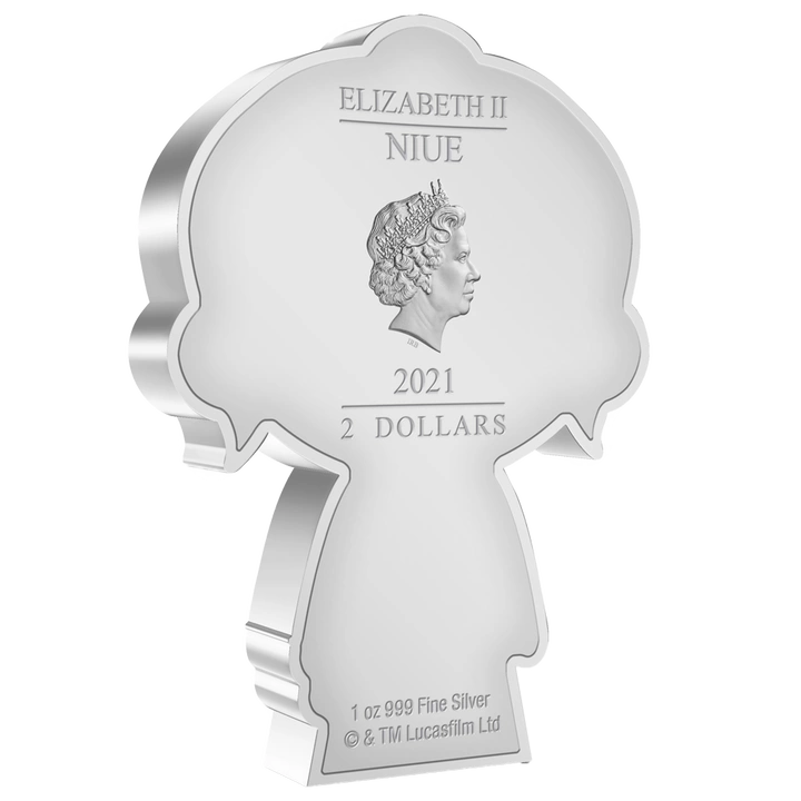 Niue: Star Wars - Rey Chibi Coin kolorowany 1 uncja Srebra 2021 Proof