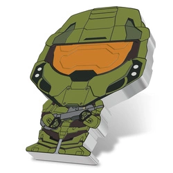 Niue: Halo - Master Chief Chibi Coin kolorowany 1 uncja Srebra 2021 Proof