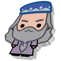 Niue: Harry Potter - Dumbledore Chibi Coin kolorowany 1 uncja Srebra 2020 Proof