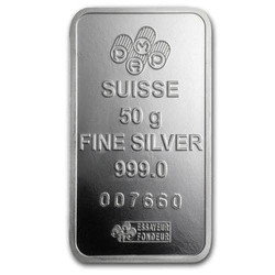 50 gramów Sztabka Srebra Pamp Fortuna