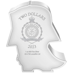 Niue: Star Wars - Darth Vader Chibi Coin kolorowany 1 uncja Srebra 2023 Proof