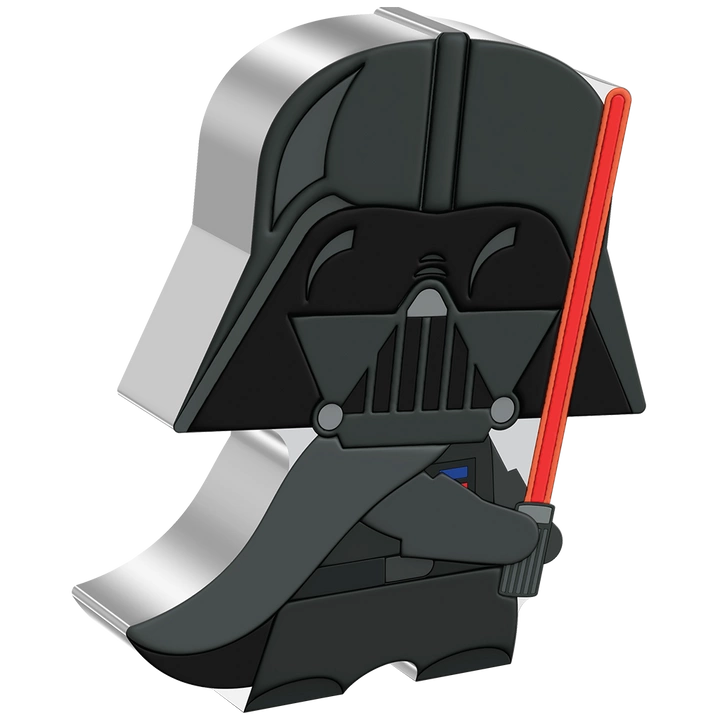 Niue: Star Wars - Darth Vader Chibi Coin kolorowany 1 uncja Srebra 2023 Proof