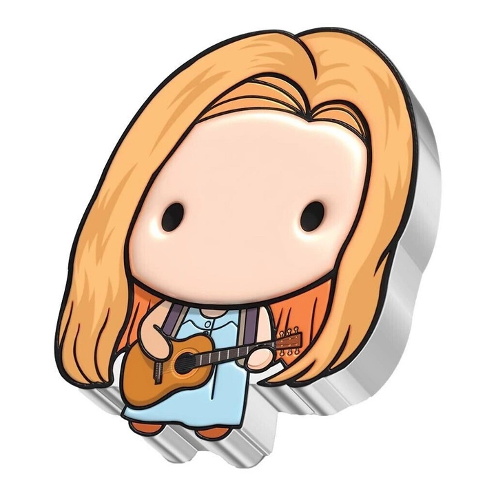 Niue: Friends - Phoebe Chibi Coin kolorowany 1 uncja Srebra 2022 Proof