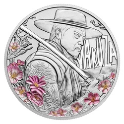 World Gangs: Yakuza kolorowany 1 uncja Srebra 2025 Proof