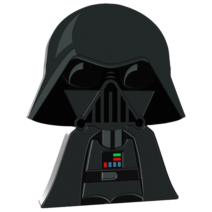 Niue: Star Wars - Darth Vader Chibi Coin kolorowany 1 uncja Srebra 2020 Proof