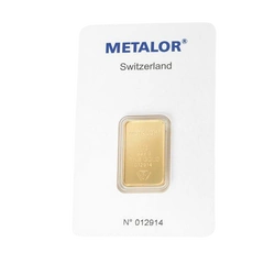Sztabka Metalor 10 gramów Złota