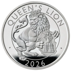 The Royal Tudor Beasts: The Queen’s Lion 1 uncja Srebra 2026 Proof