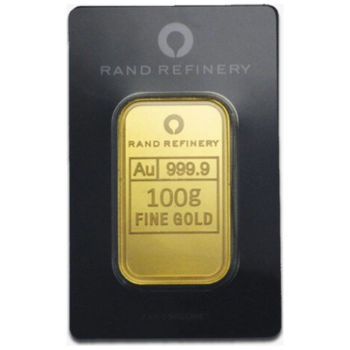 Sztabka Rand Rafinery 100 gramów Złota