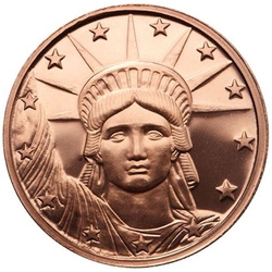 Liberty Head 1 uncja Miedzi