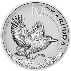 Kookaburra 5 uncji Srebra 2024 Proof High Relief Incused