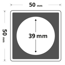 Leuchtturm - Plastikowy kapsel Quadrum Intercept (średnica: 39 mm) (6 sztuk)