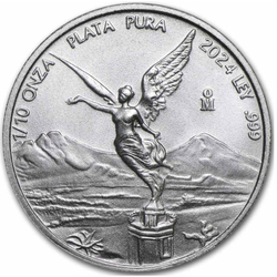 Mexican Libertad 1/10 uncji Srebra 2024