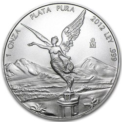 Mexican Libertad 1 uncja Srebra 2012