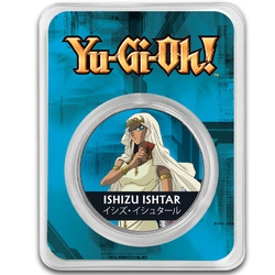 Niue: Yu-Gi-Oh! Ishizu Ishtar kolorowana 1 uncja Srebra 2024 Slab