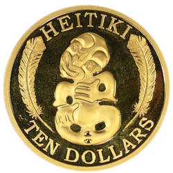 Nowa Zelandia: Heitiki 1 uncja Złota 2010 Proof