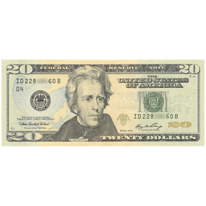 Banknot USA 20 Dolarów (20 U.S. dollars / 20 USD) UNC